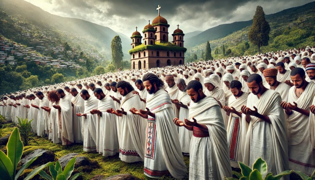 Prayer in Ethiopia